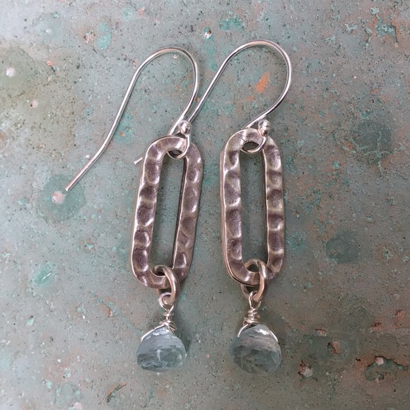 Aquamarine Sundance Charm Earrings - Picture 2 of 9